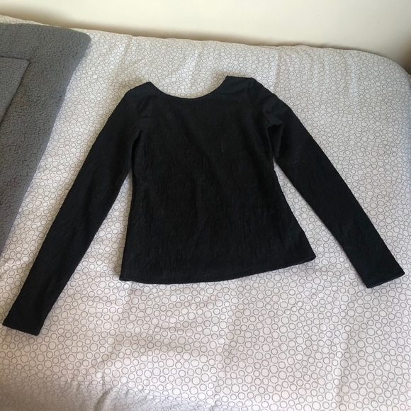 & Other Stories textured low back top - black - Picture 7 of 12